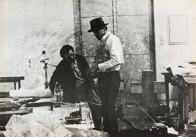 Presentation copy, inscribed in pencil on the top wrapper, 'Joseph Beuys für Heiner Bastian'. Comprising two interviews with Beuys by Helmut Rywelski