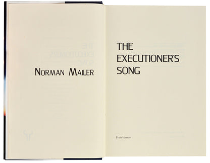 The Executioner's Song, signed presentation inscription from the author, Norman Mailer