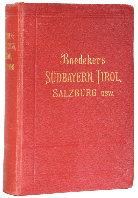 A scarce edition of Baedeker's Sudbayern.