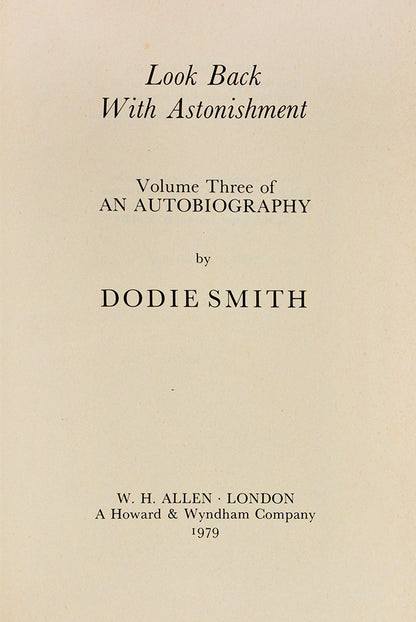 Presentation copy inscribed by the author on front free endpaper: 'For John, with grateful memories of "Dear Octopus", and my love to you. From Dodie 1979'