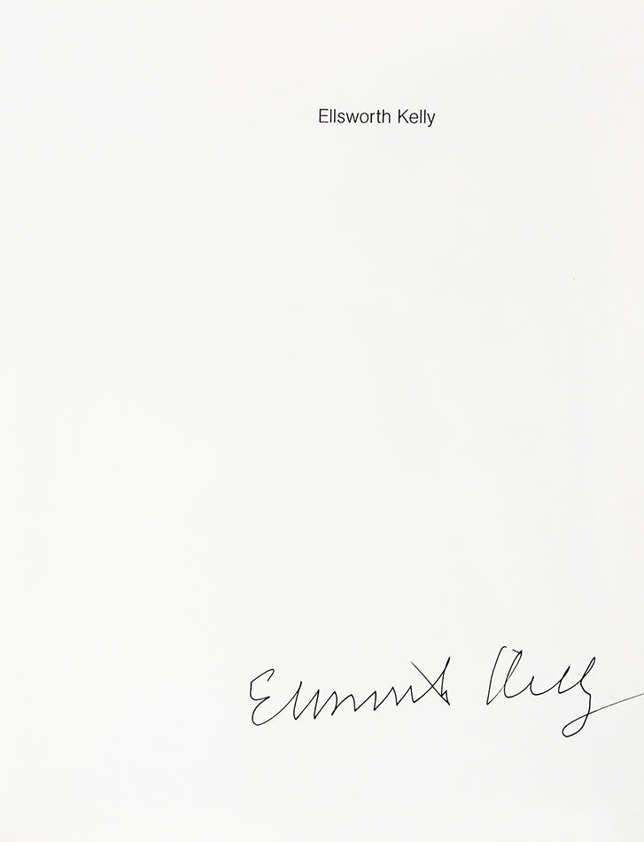 Signed by the artist on the half title, signed by the photographer under the colophon.