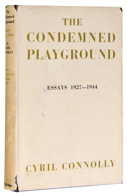 First edition inscribed by Cyril Connolly to Noel Blakiston, his best friend at Eton.