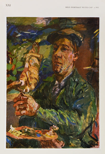 Inscribed by Kokoschka, presentation copy to Mr. Chaikin, possibly Joseph Chaikin, renowned American theatre director of the 20th Century.
