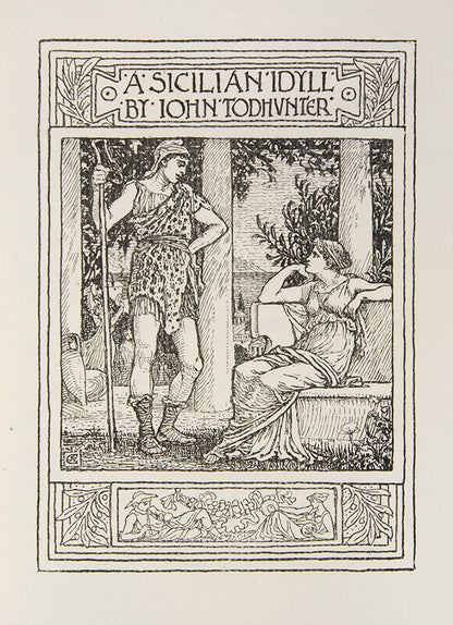 A very good example of this early Vale Press book, somewhat unusual in having an actual illustration by Charles Ricketts.