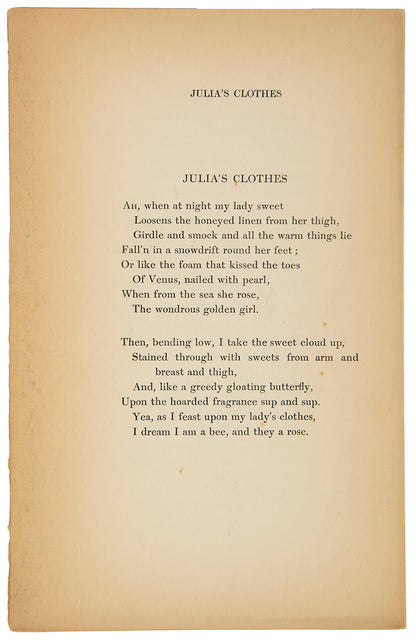 A scarce little production, printed for private circulation by the author only.