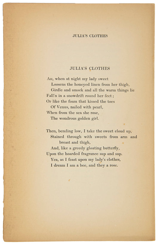 A scarce little production, printed for private circulation by the author only.