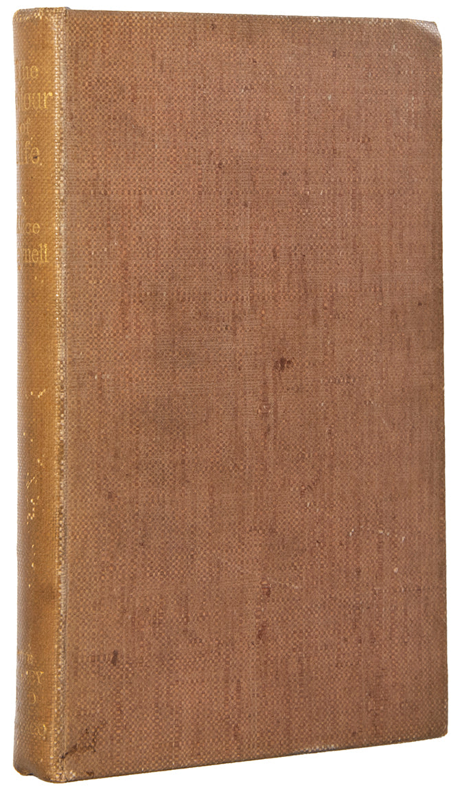 First edition; 8vo; 16pp. advertisements, marginal toning; publisher's pale russet cloth, spine lettered in gilt and a little dulled, uncut.