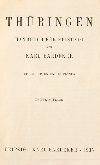 This volume covers Central and East Germany.