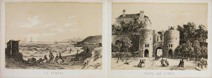 Landscape album of lithographed views of Boulogne.