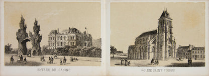 Landscape album of lithographed views of Boulogne.