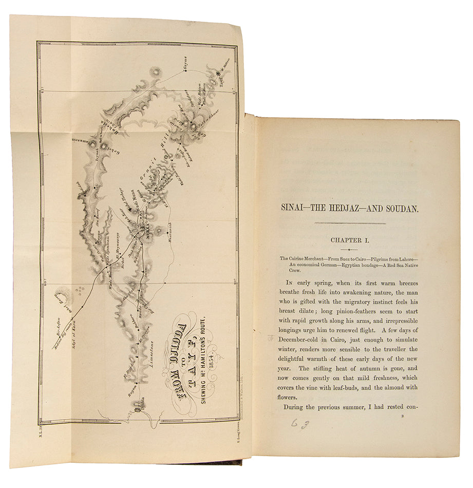 A rare and important record of Hamilton's voyage across Egypt to Sudan and the Hedjaz, with a dedicated chapter on Islam and the life of the Prophet.