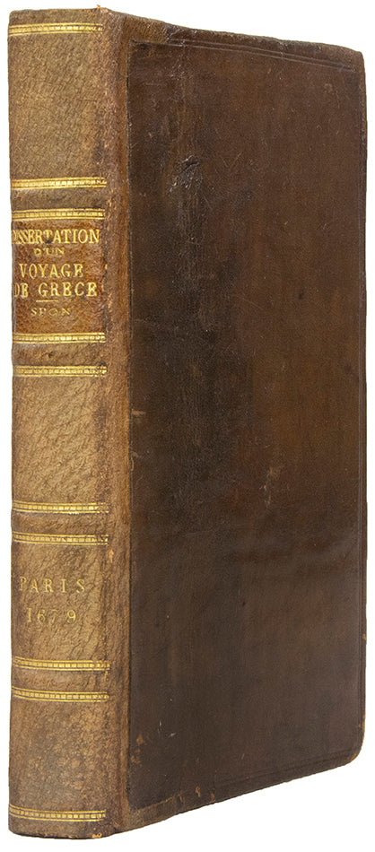 First edition of Lettres écrites sur une dissertation d'un Voyage en Grèce by Guillet de Saint-George, 