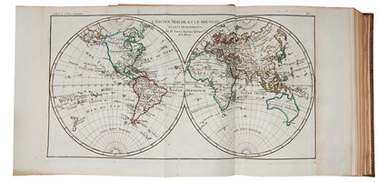 The definitive version of Histoire philosophique et politique by Raynal, together with the Atlas, published in 1780.