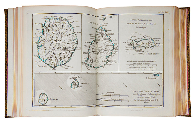 The definitive version of Histoire philosophique et politique by Raynal, together with the Atlas, published in 1780.