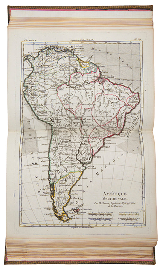 The definitive version of Histoire philosophique et politique by Raynal, together with the Atlas, published in 1780.