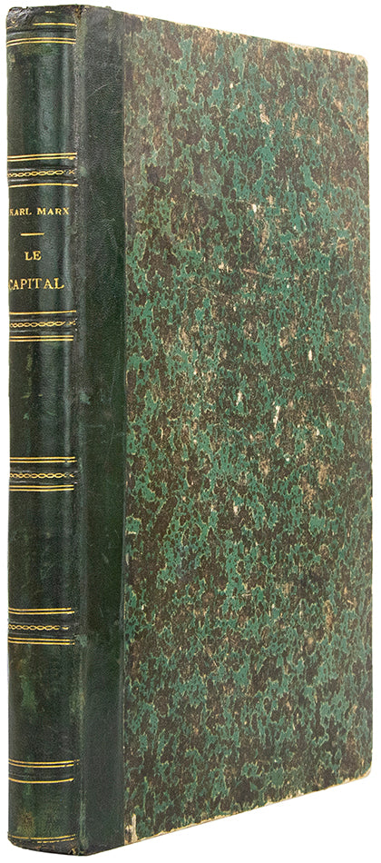 First edition in French of the first volume of Das Kapital. 