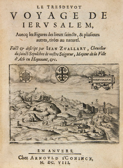 Of importance particularly for its numerous illustrations, which depict the Holy Land in the beginning of its Ottoman era.