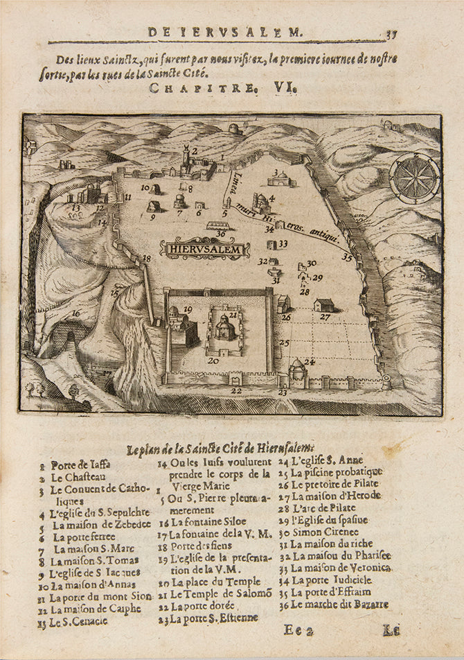 Of importance particularly for its numerous illustrations, which depict the Holy Land in the beginning of its Ottoman era.