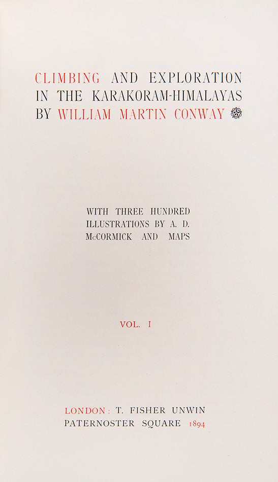 A fine set of the deluxe edition of a Himalayan classic, complete with all four volumes.