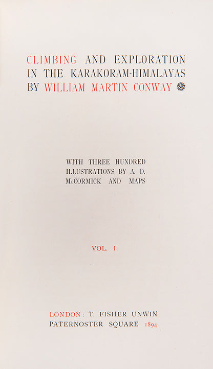A fine set of the deluxe edition of a Himalayan classic, complete with all four volumes.