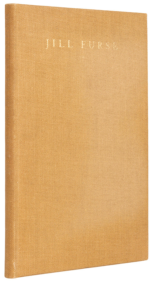 A memorial volume produced by Laurence Whistler in memory of his wife Jill Furse. This copy with his signed presentation inscription to Sir Max Beerbohm.