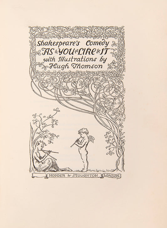 A charmingly illustrated edition of one of Shakespeare's perennial favourites, illustrated with 40 tipped-in colour plates with captioned tissue-guards