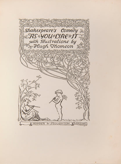 A charmingly illustrated edition of one of Shakespeare's perennial favourites, illustrated with 40 tipped-in colour plates with captioned tissue-guards