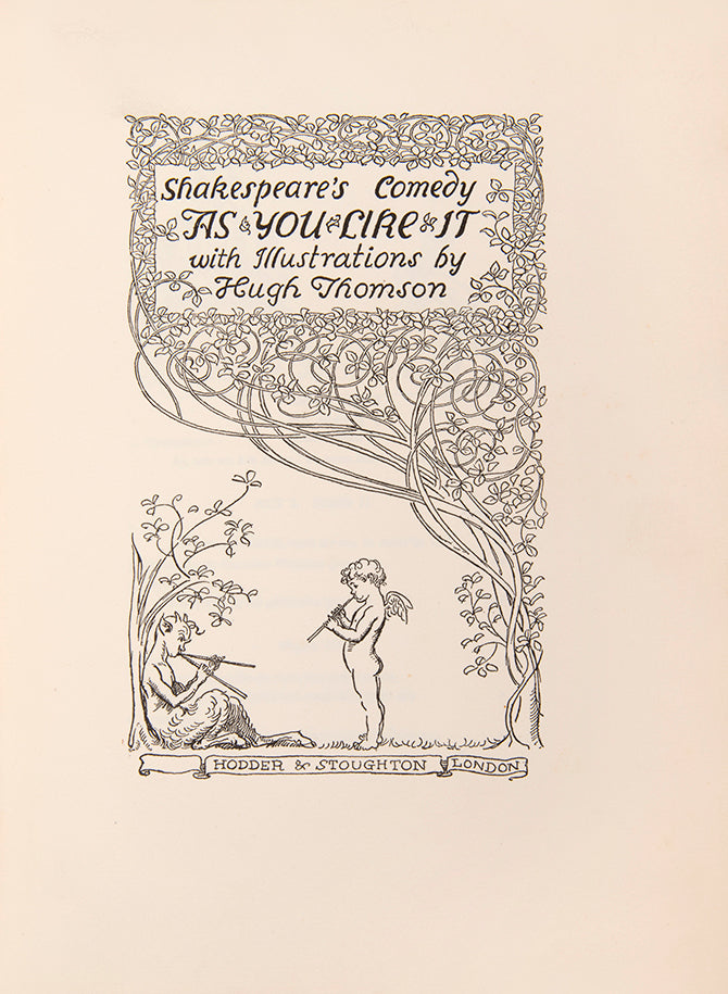 A charmingly illustrated edition of one of Shakespeare's perennial favourites, illustrated with 40 tipped-in colour plates with captioned tissue-guards
