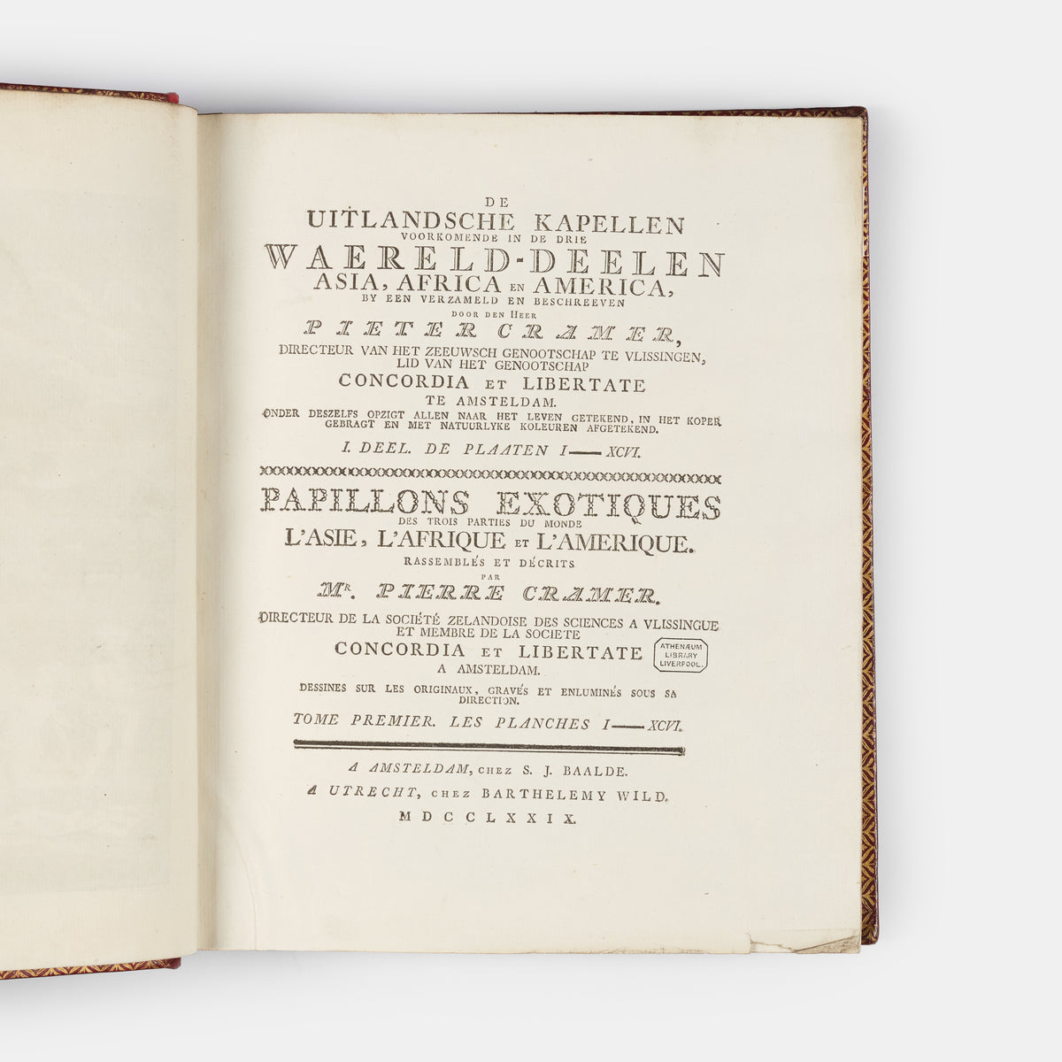 This important history of entomology, abundantly described and beautifully illustrated, is the first book on exotic butterflies using the Linnean system.