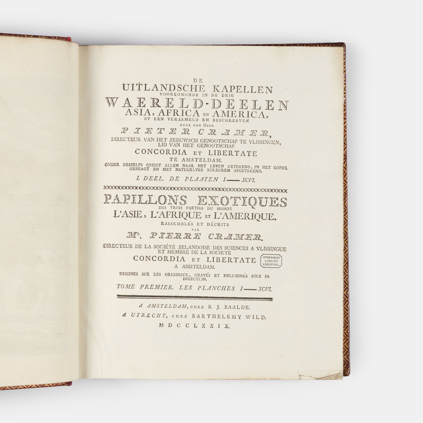 This important history of entomology, abundantly described and beautifully illustrated, is the first book on exotic butterflies using the Linnean system.