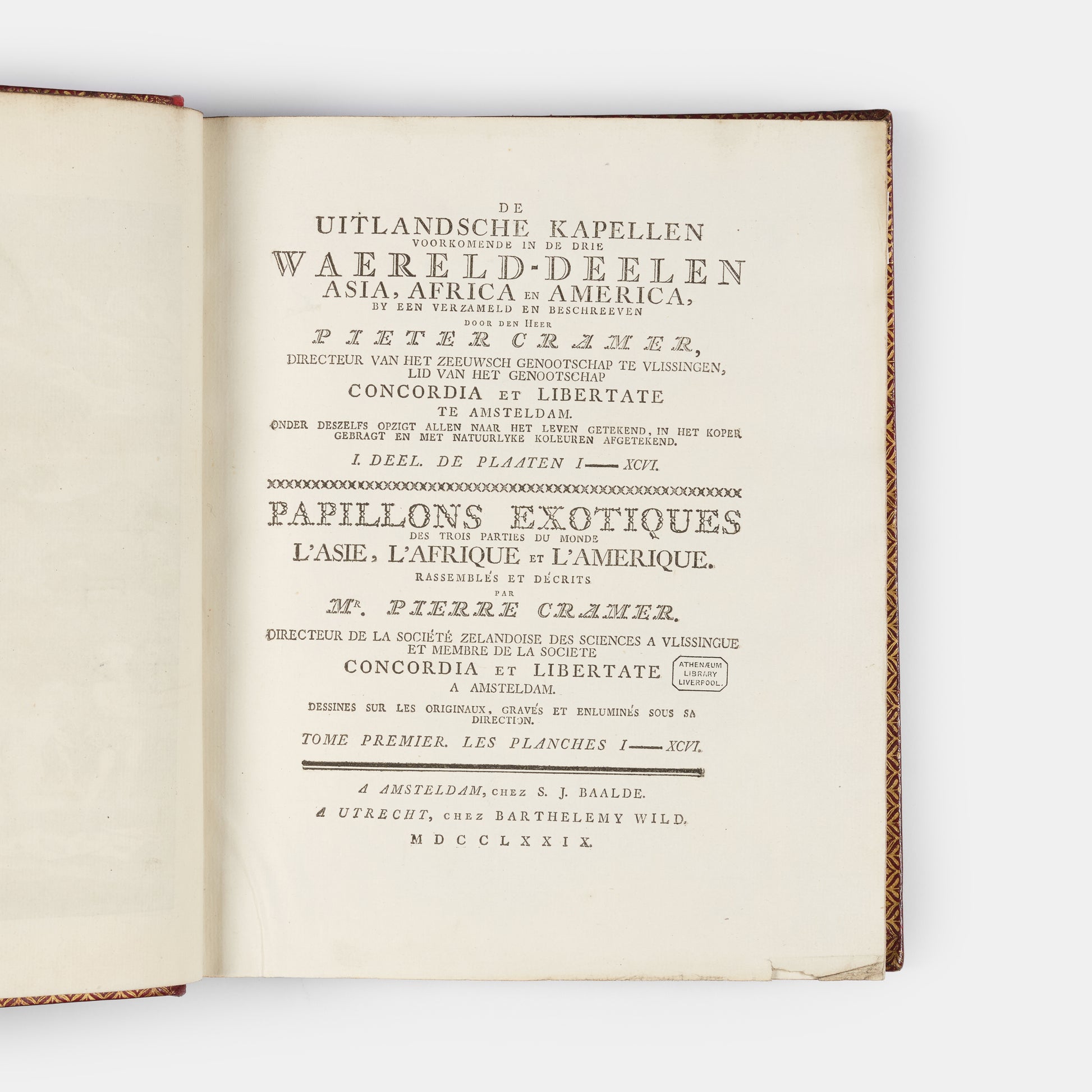 This important history of entomology, abundantly described and beautifully illustrated, is the first book on exotic butterflies using the Linnean system.