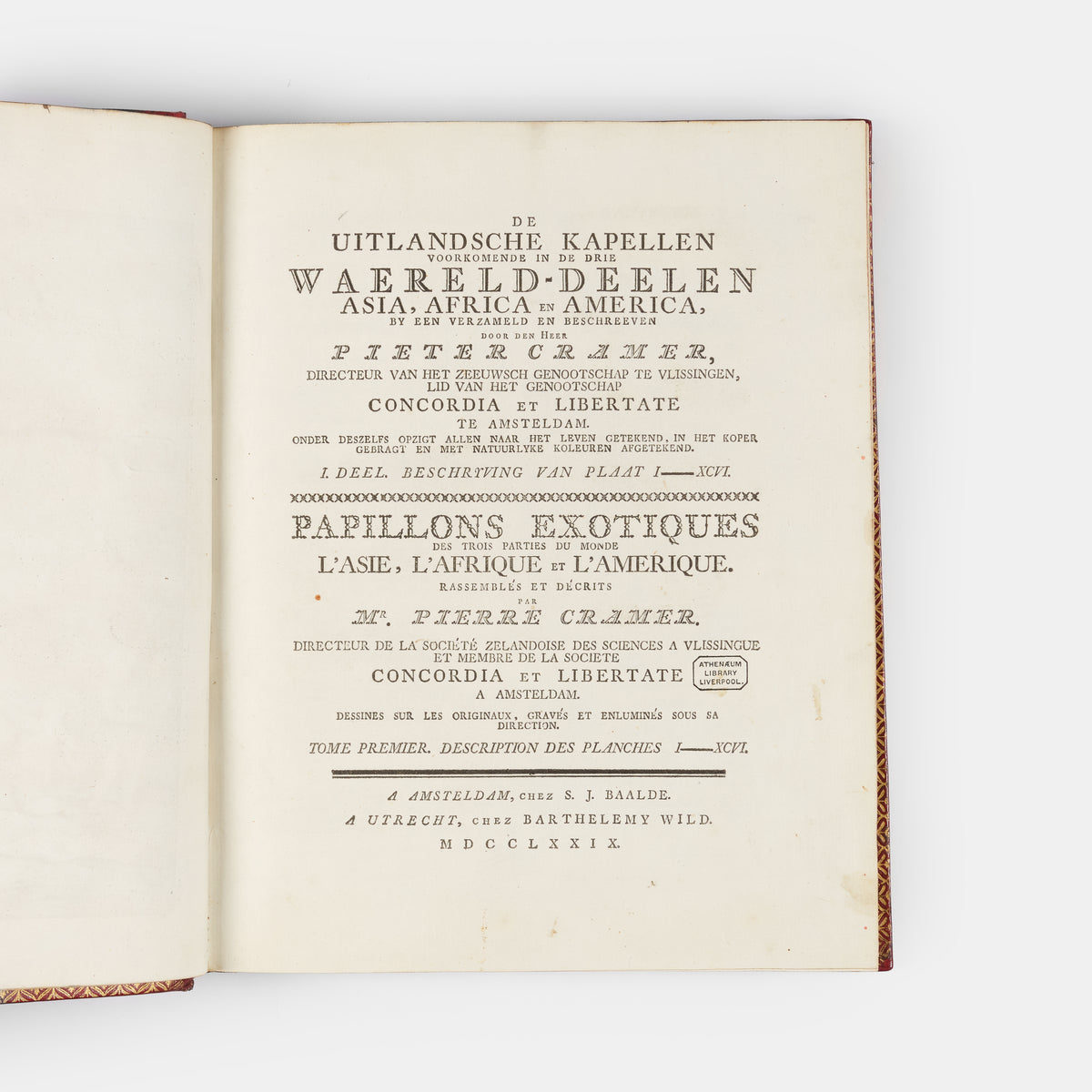 This important history of entomology, abundantly described and beautifully illustrated, is the first book on exotic butterflies using the Linnean system.