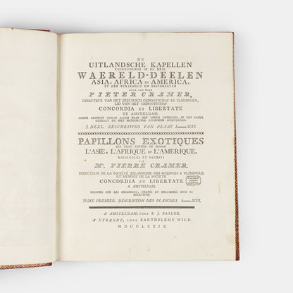 This important history of entomology, abundantly described and beautifully illustrated, is the first book on exotic butterflies using the Linnean system.