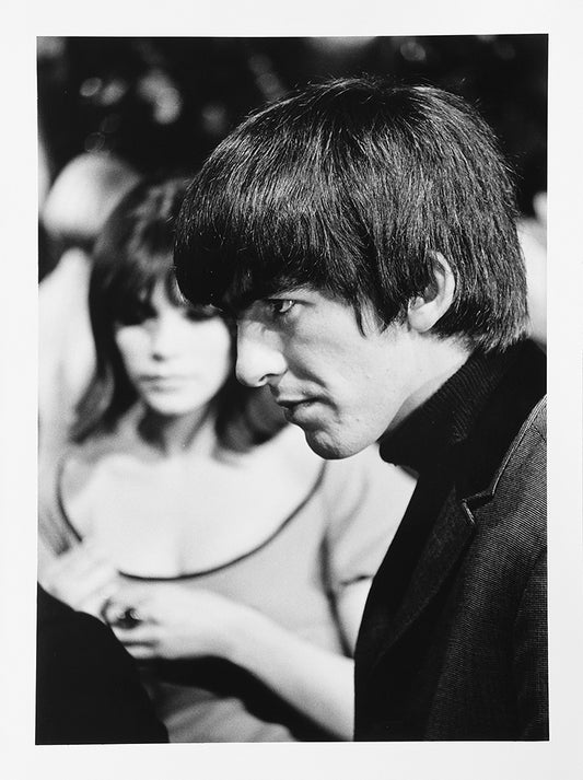George Harrison and Claire Chivers in the Garrison Room at Les Ambassadeurs Club, Mayfair. London: S H Editions, 17 April 1964 / 2021