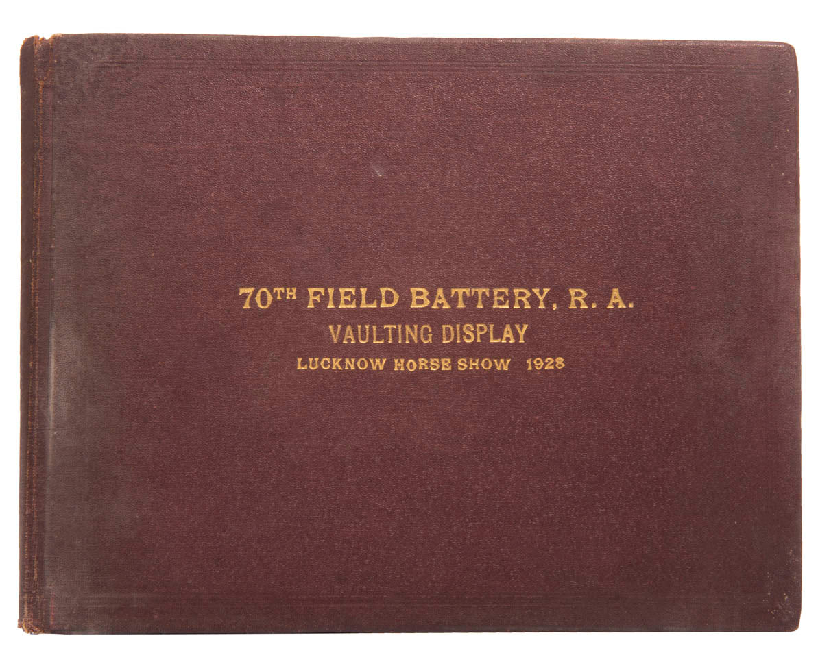 A superb series of original photographic images recording the 70th Field Battery's participation in the 1928 Lucknow Horse Show.