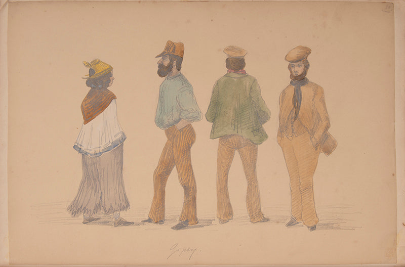 Souvenirs d'Angleterre;  Personnages.
