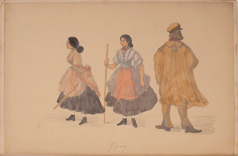 Souvenirs d'Angleterre;  Personnages.