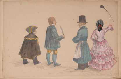 Souvenirs d'Angleterre;  Personnages.