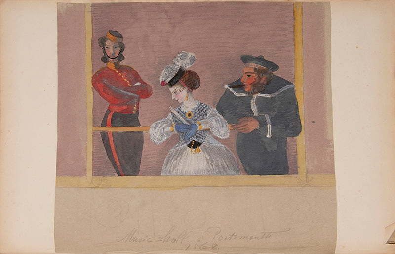 Souvenirs d'Angleterre;  Personnages.