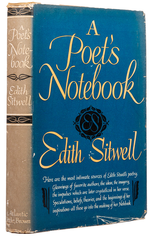 A fine association copy of the first American edition of A Poet's Notebook, inscribed by Edith Sitwell to her brother