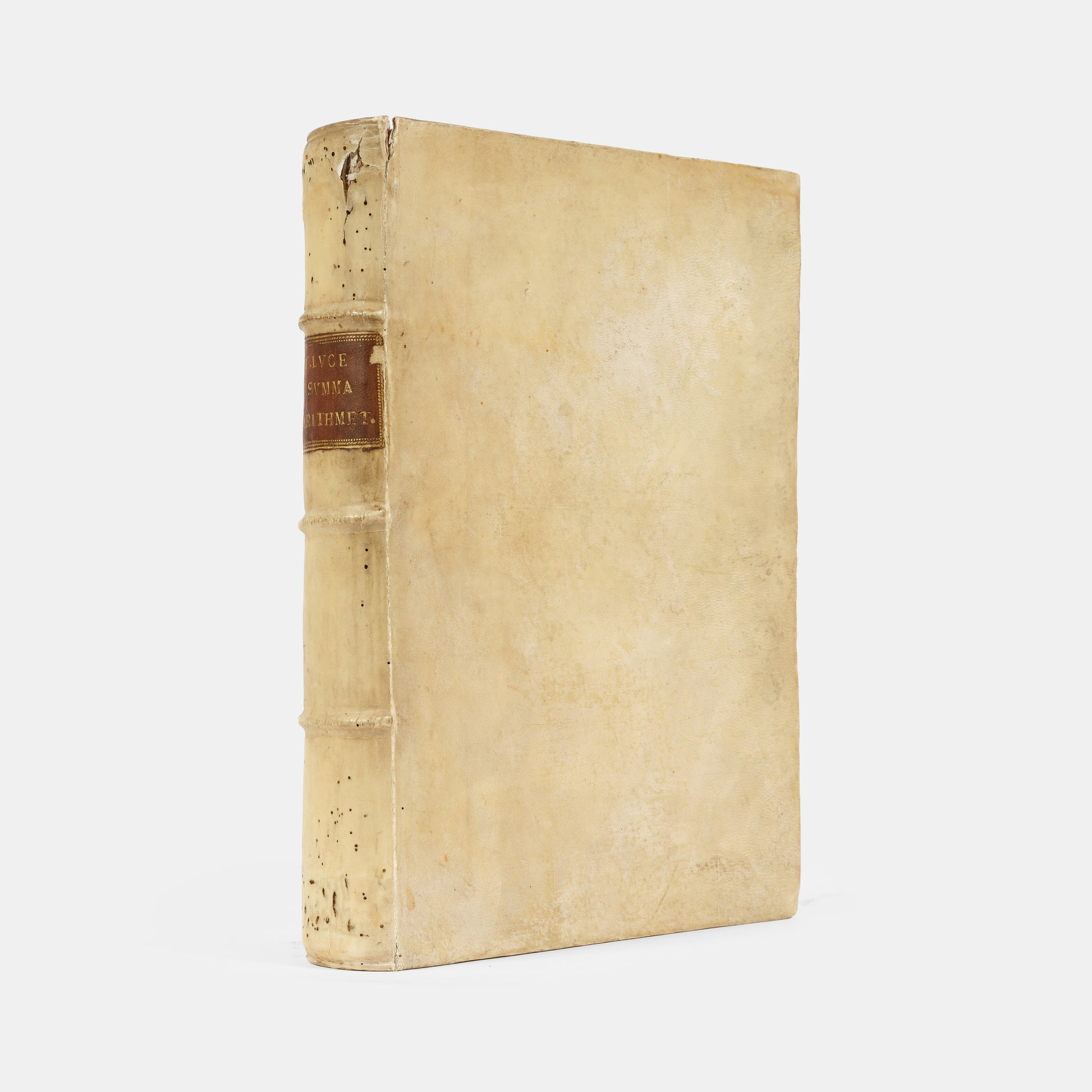Second edition of Summa de Arithmetica by Luca Pacioli, the first mathematical encyclopaedia of the Renaissance.