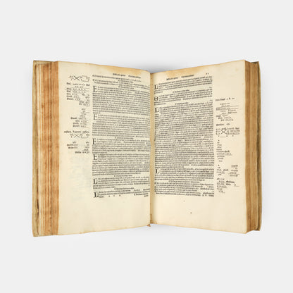 Second edition of Summa de Arithmetica by Luca Pacioli, the first mathematical encyclopaedia of the Renaissance.