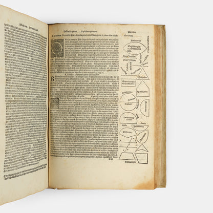 Second edition of Summa de Arithmetica by Luca Pacioli, the first mathematical encyclopaedia of the Renaissance.