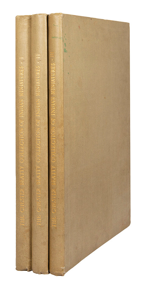 First edition of The Library of A. Chester Beatty, A Catalogue of Indian miniatures by Thomas W. Arnold and J.V.S Wilkinsons.