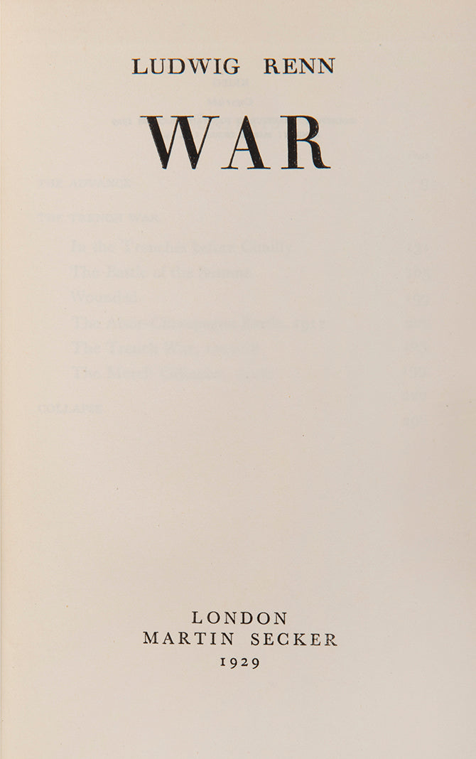 War