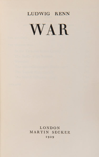 War
