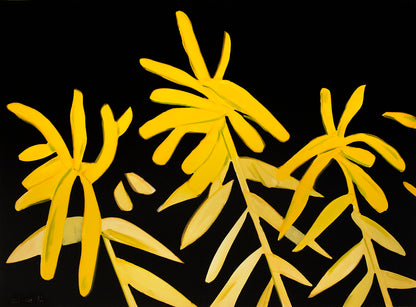 Alex Katz, Goldenrod, The Flowers Portfolio, from edition of 100, 2021, on Innova Etching Cotton Rag paper, signed in pencil, archival pigment print