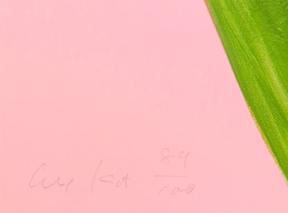 Alex Katz, Purple Tulips 1, from edition of 100, 2021, on Innova Etching Cotton Rag paper, signed in pencil, archival pigment print