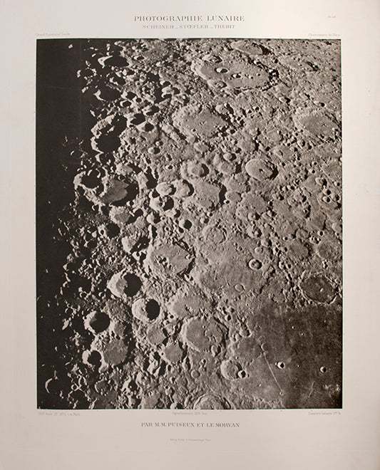 Photographie Lunaire.  Scheiner_Stoefler_Thebit.  Pl. LX.