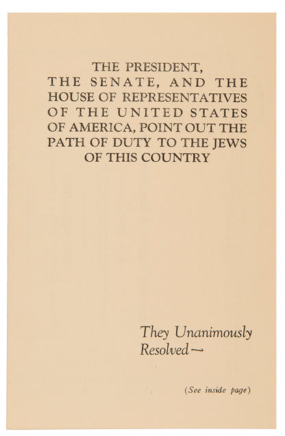 First English edition of this collection of six addresses by Herzl to the Zionist Congresses.